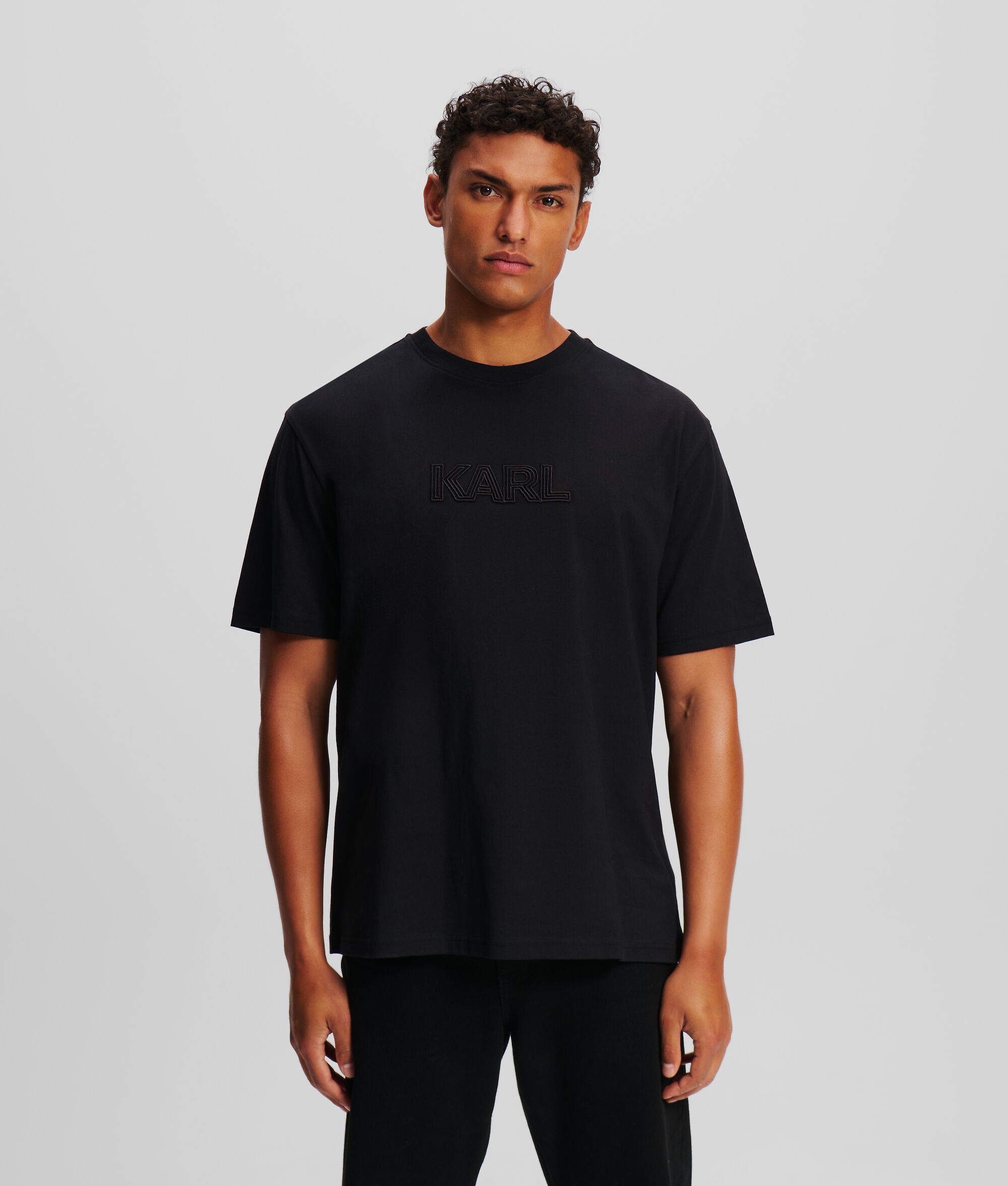 (image for) Premium-Grade KARL LOGO ART DECO T-SHIRT